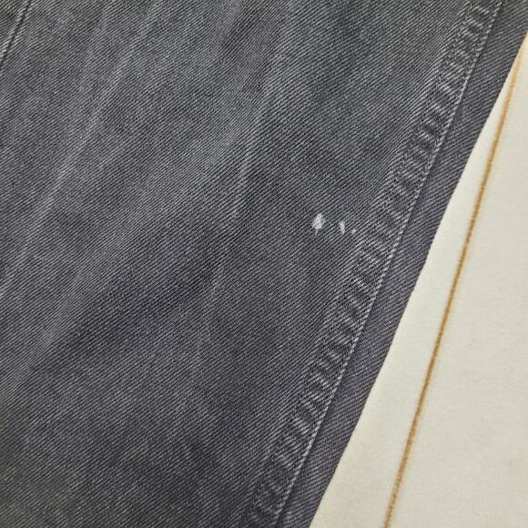 Agolde 90s midrise loose fit black jeans ripped distressed audio - Picture 5 of 12